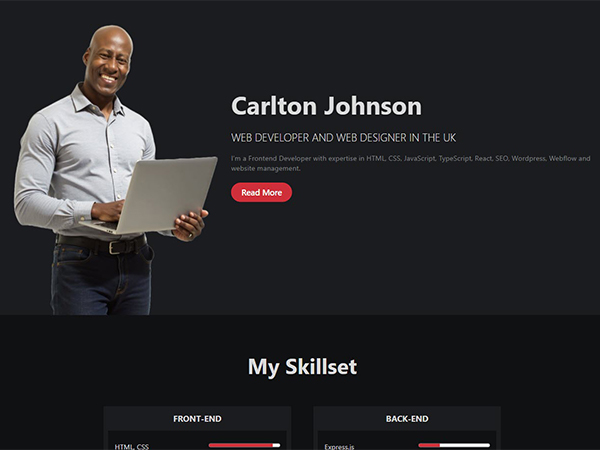 Demo Portfolio Website